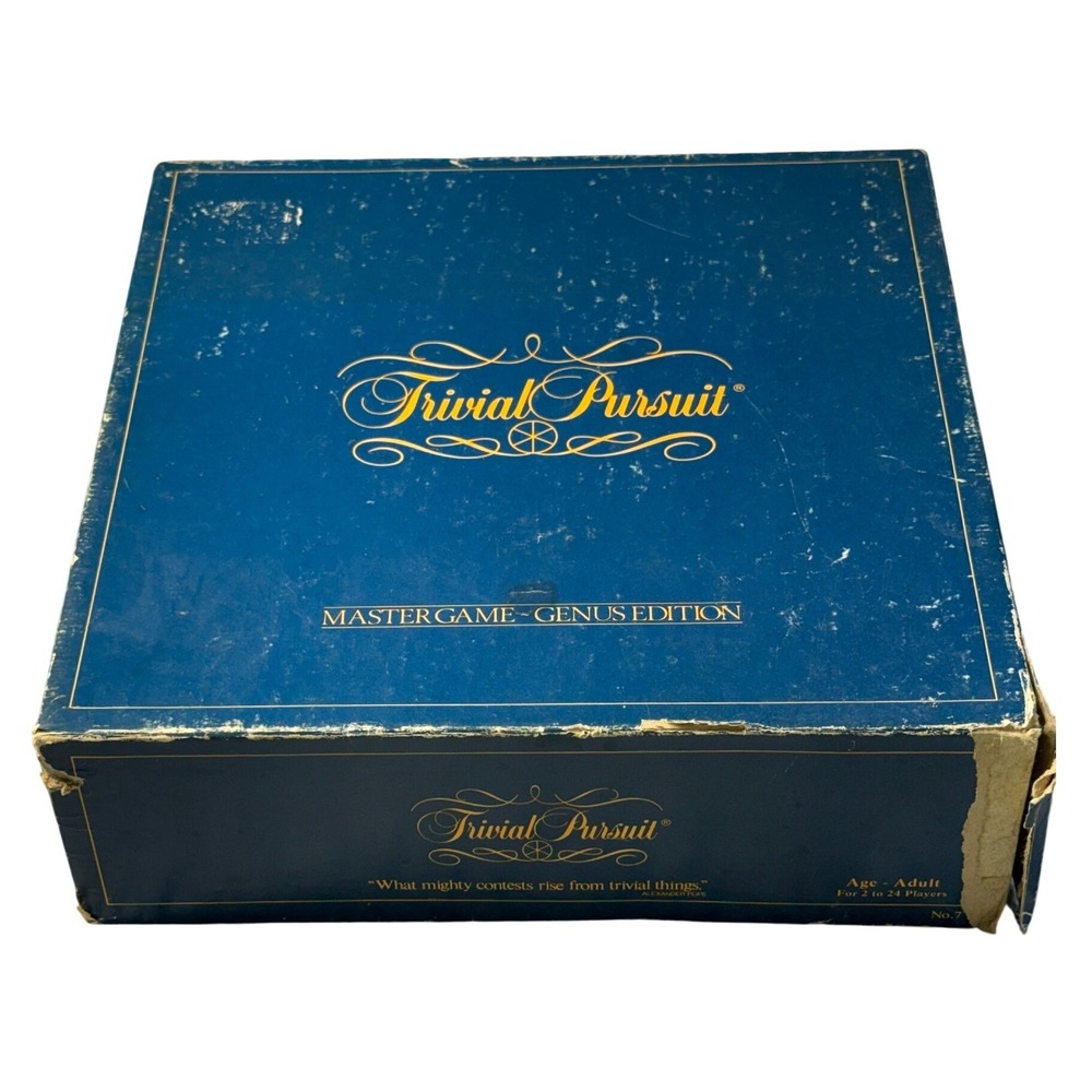 Vintage Trivial Pursuit Master Game Genus Edition 1981 Selchow & Righter No 7